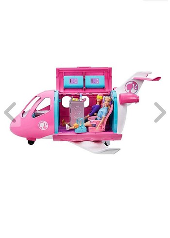 Pembe Barbie Oyuncak Uçak - Görsel 3