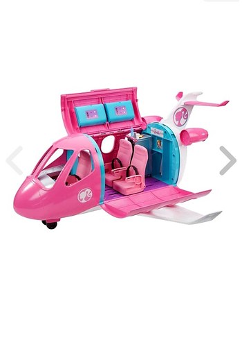 Pembe Barbie Oyuncak Uçak - Görsel 2