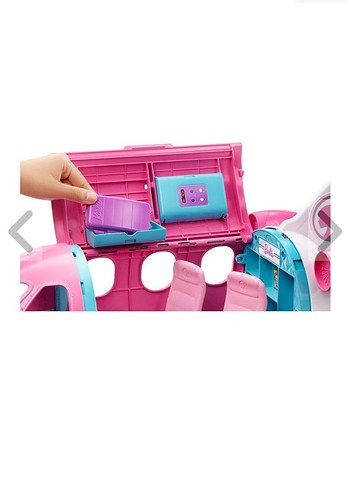Pembe Barbie Oyuncak Uçak - Görsel 4