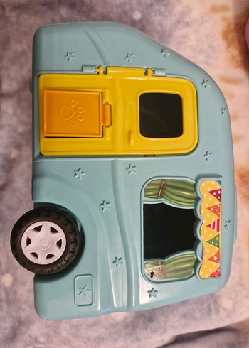 Pastel Turkuaz Oyuncak karavan