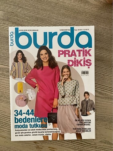 Burda dergisi pratik dikiş 2019