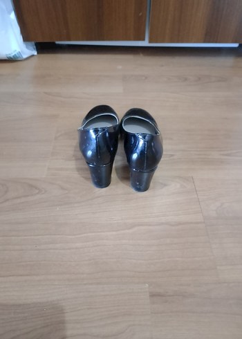 37 Beden mavi Renk Kadın Mavi Rugan Stiletto Topuklu Ayakkabı