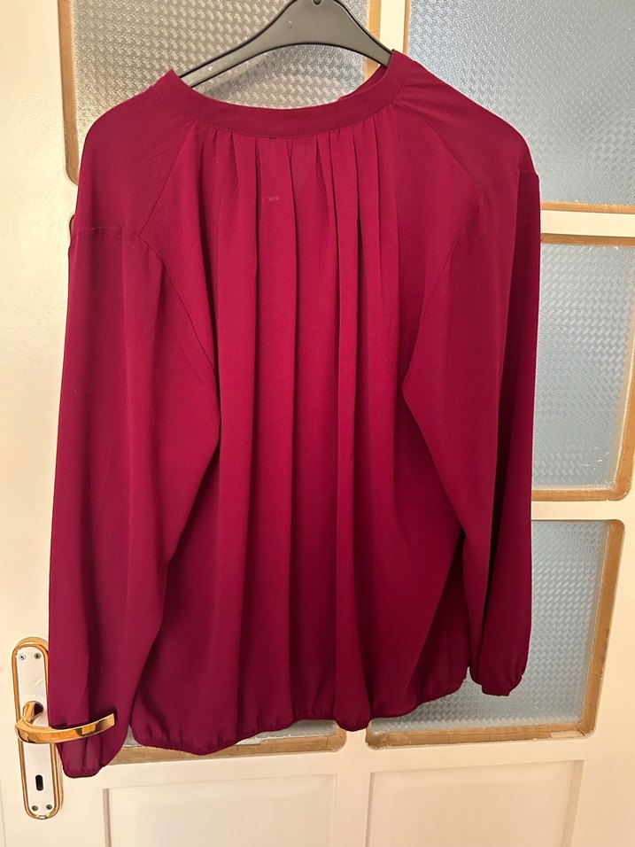 mürdüm Uzun Kollu Yüksek Yakalı Kadın Bluz - Görsel 3