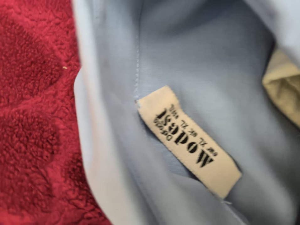 Mavi Uzun Kollu Rahat Kesim Kadın Gömlek - Görsel 4