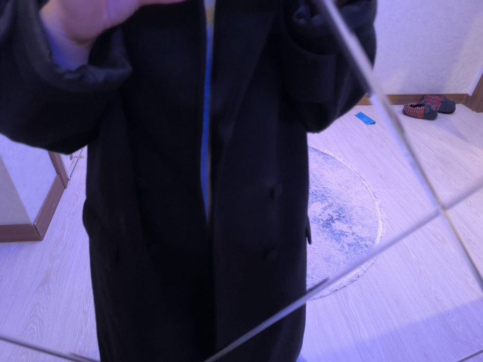 siyah kaban Kendi kumaşından düğmeler var hiç bir kusuru yok - Görsel 5