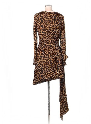 s Beden Leopar elbise