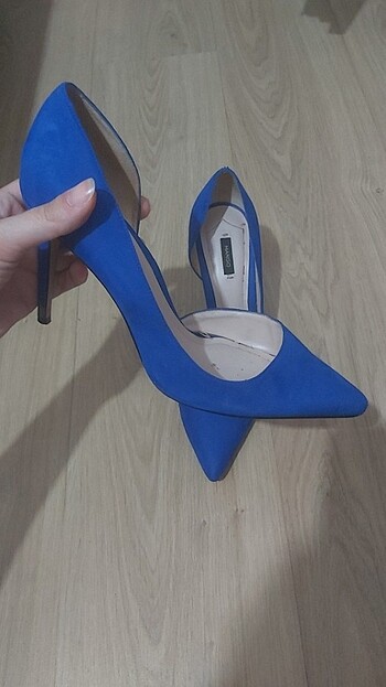 40 Beden mavi Renk Stiletto