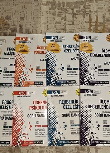 Pegem Eğitim bilimleri konu anlatımı ve soru bankası set