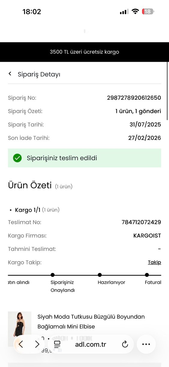 Adl boyundan bağlamalı mini elbise - Görsel 4