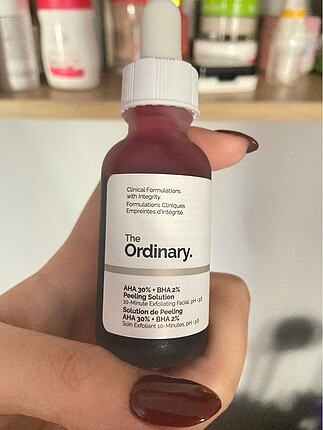 Ordinary kırmızı peeling