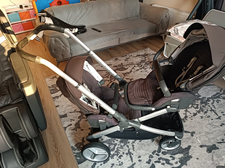 PREGO 2072 İKİZ BEBEK ARABASI... - Görsel 3
