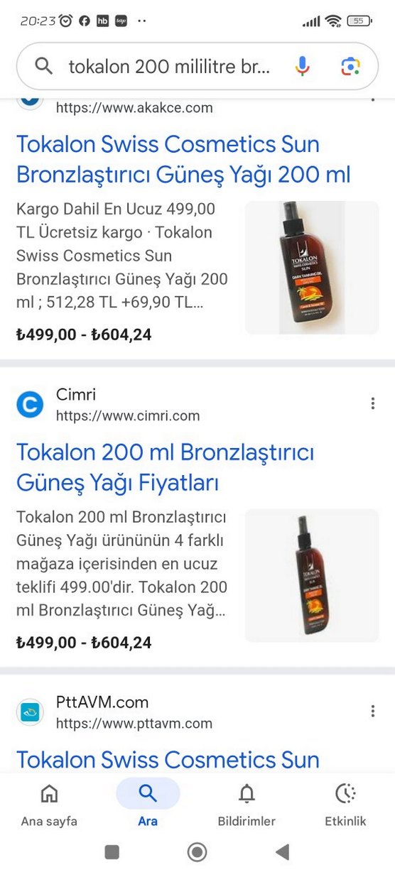 Tokalon Dark Tanning Oil 200 ml - Görsel 2