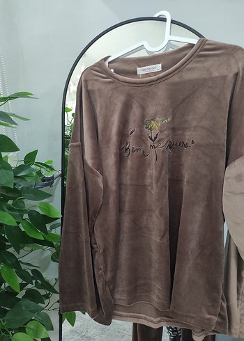 xl beden kadife pijama takımı