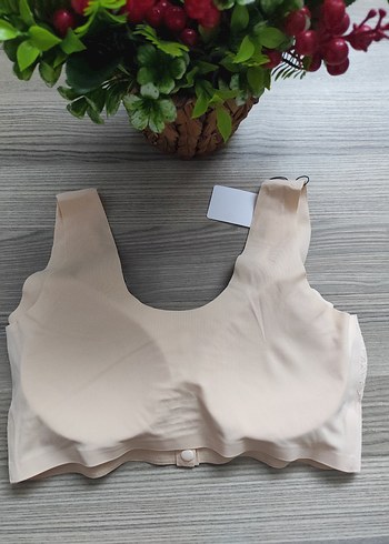 xl XXL beden önden düğmeli hayalet sütyen  - Görsel 2