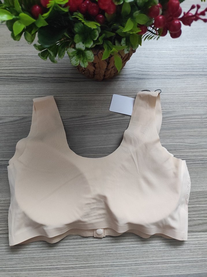 xl XXL beden önden düğmeli hayalet sütyen  - Görsel 2