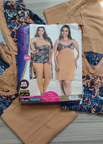 büyük beden 4'lü takım - Görsel 5