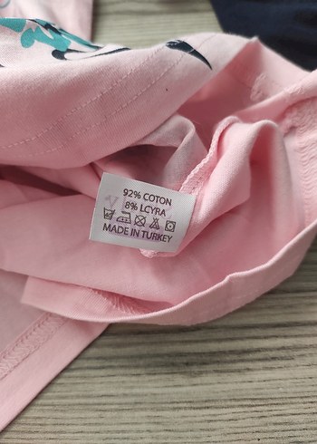 7 Yaş Beden pembe Renk kız çocuk pijama takımı modeli
