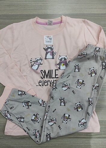 12 13 yaş kız çocuk pijama takımı 