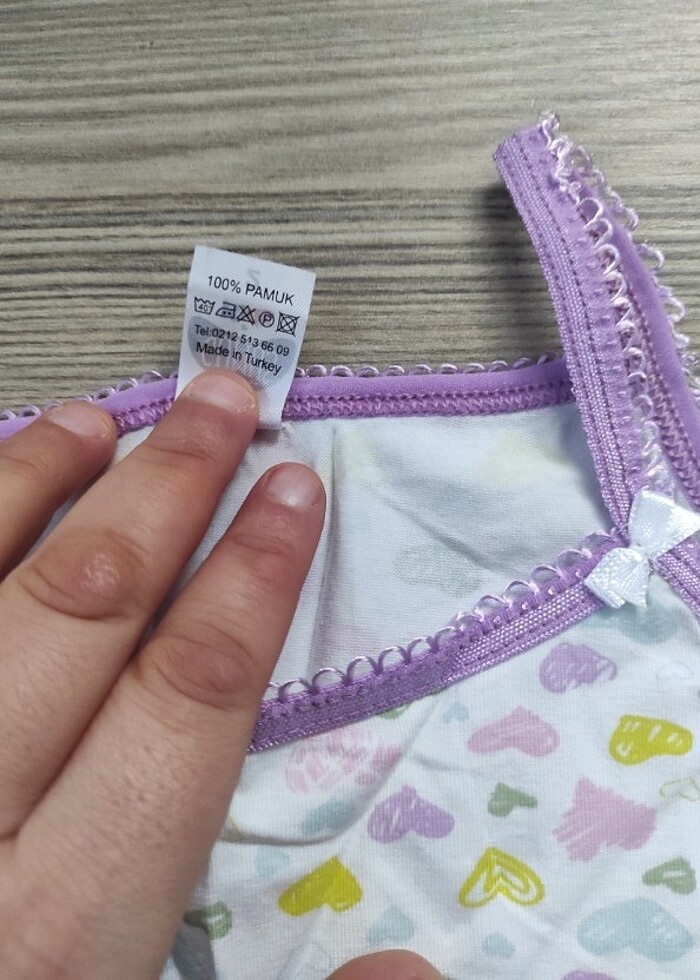 2 numara kız çocuk takım modeli - Görsel 3