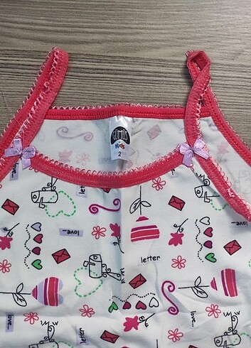 2 numara kız çocuk takım modeli  - Görsel 3