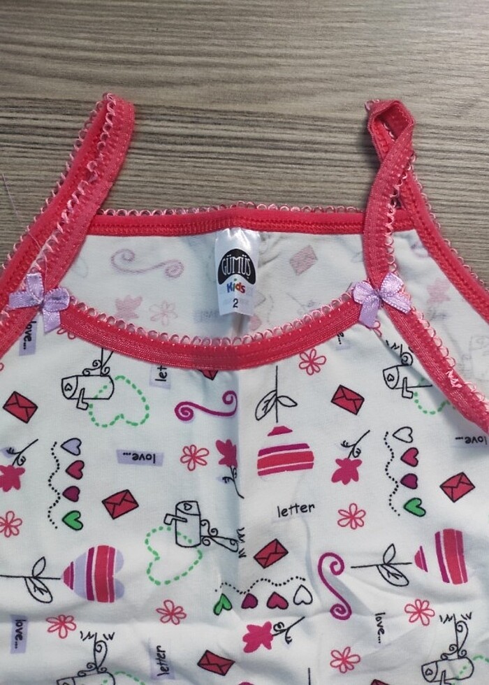 2 numara kız çocuk takım modeli  - Görsel 3