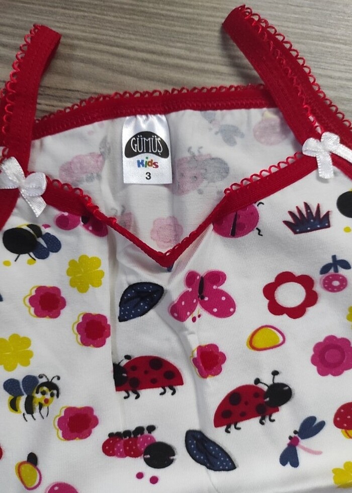 3 numara kız çocuk takım modeli  - Görsel 2