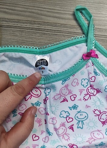 3 numara kız çocuk takım modeli  - Görsel 2