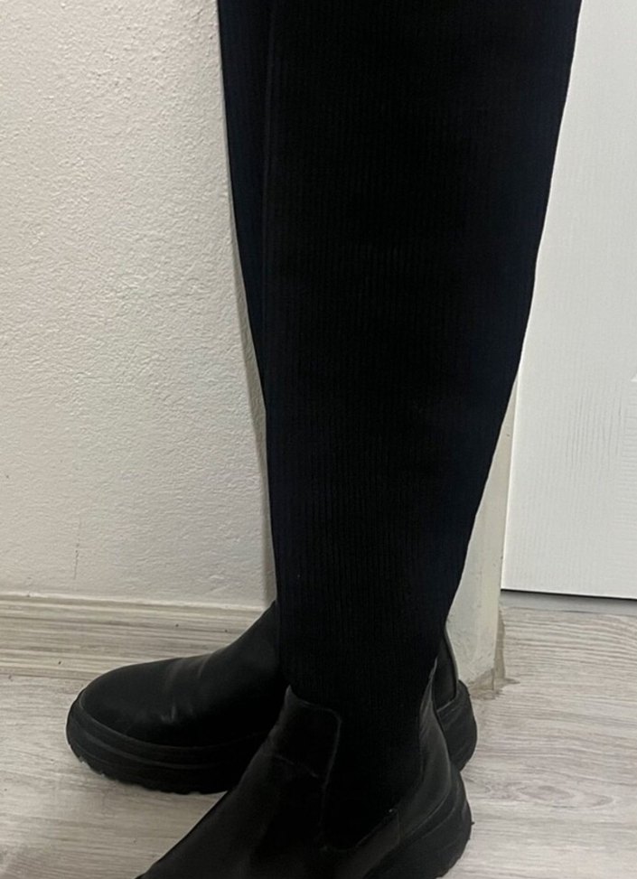 Kadın Siyah Dizüstü  Çizme - Görsel 3