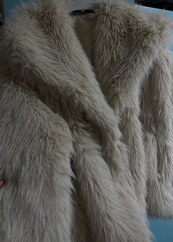 Zara Bej Kadın Kürk Detaylı - Görsel 5