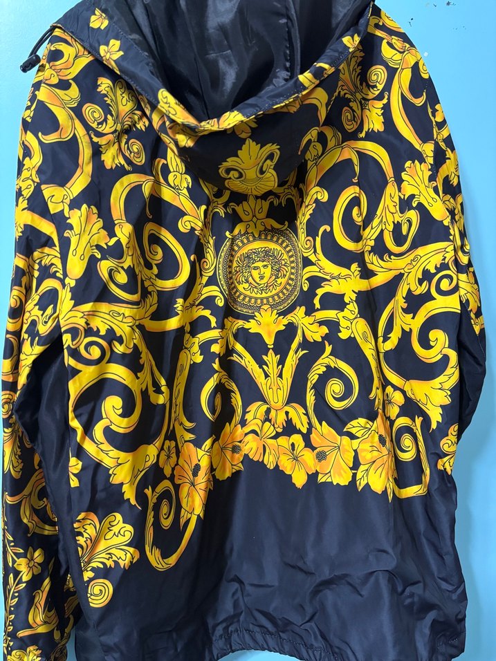 Unisex Versace Yağmurluk - Görsel 5