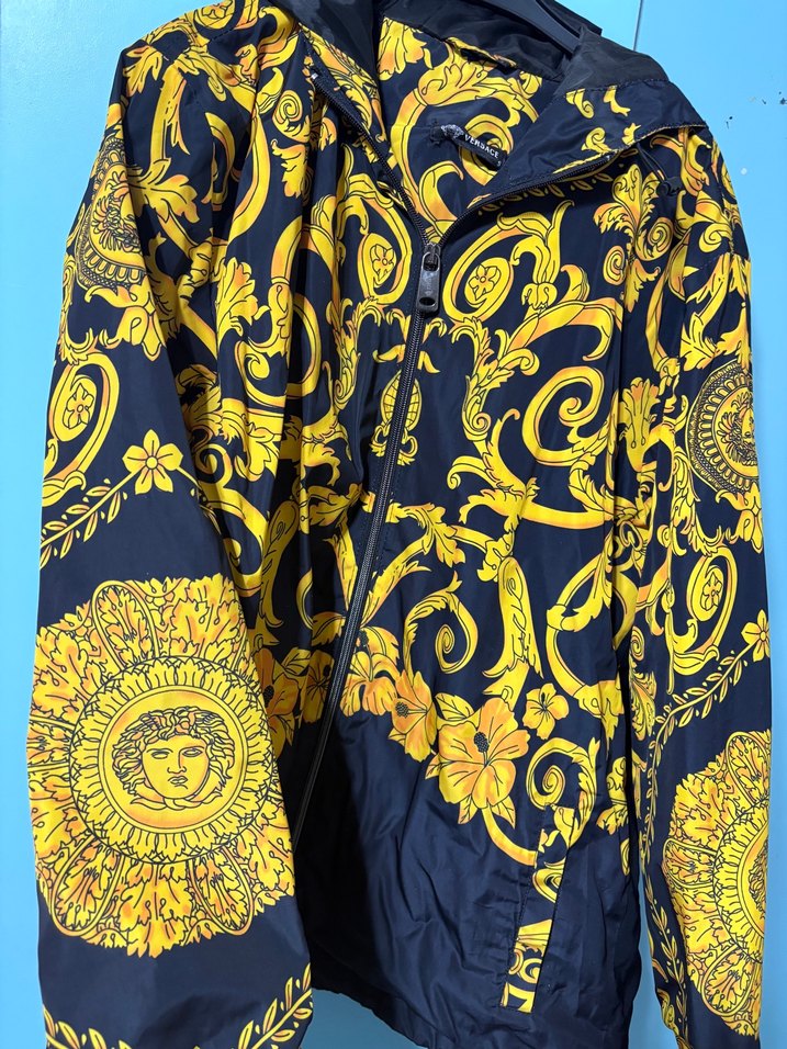 Unisex Versace Yağmurluk - Görsel 2