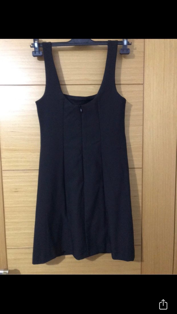 LCW Vision/Kare Yaka Askılı Kalem Elbise - Görsel 2