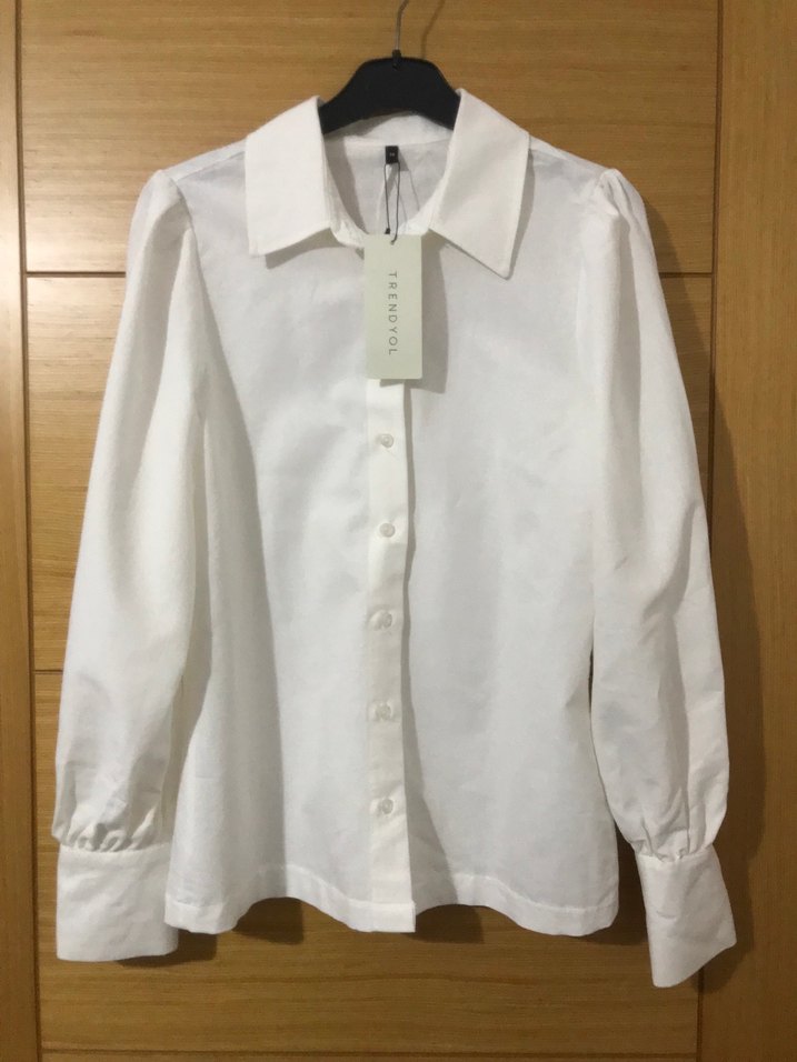 Trendyolmilla/ Balon Kol Kadın Gömlek - Görsel 4