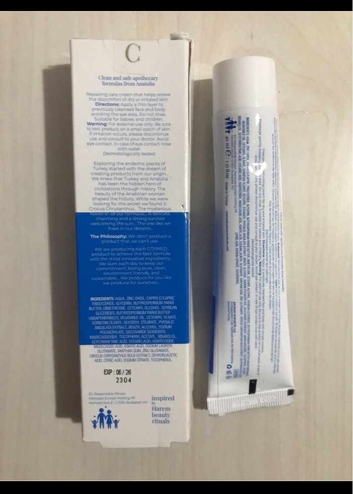 Cosmed/ Atopia 4C Cica Krem - Görsel 3