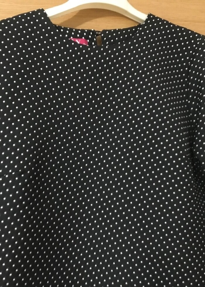 Puantiyeli Kadın Tunik - Görsel 3