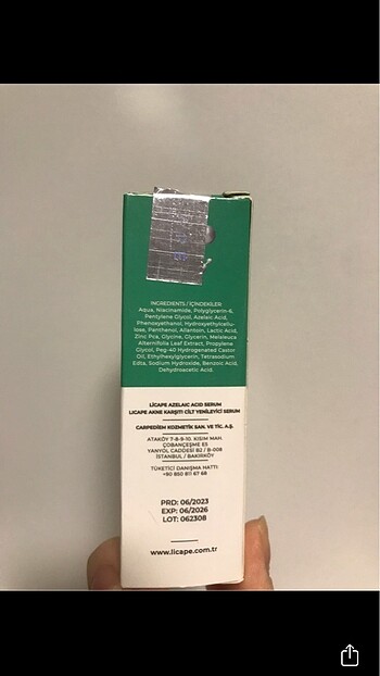 Licape/ Azelaik Asit Cilt Serumu - Görsel 7
