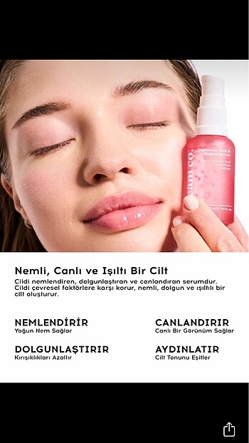 Cream Co/ Hyaluronic Acid Peptit Serum - Görsel 6