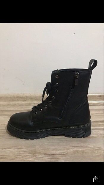 Kadın Siyah Postal/ Bot - Görsel 4