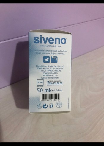 Siveno Doğal Teen Roll-On Deodorant - Görsel 4