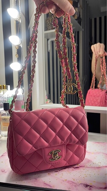 Beden Chanel Pembe Çanta