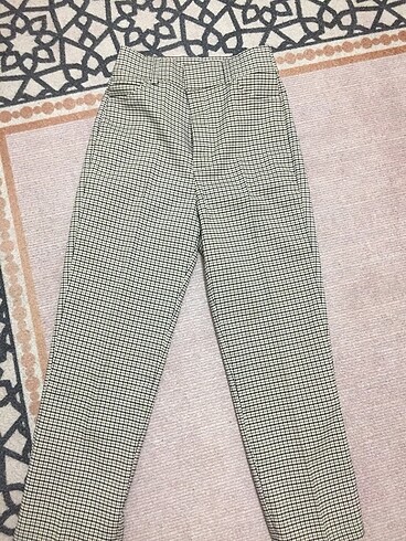 Kareli kumaş pantalon