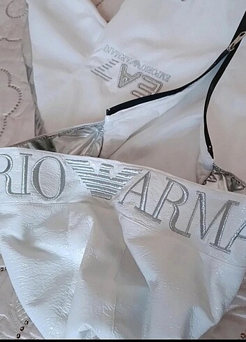 s Beden beyaz Renk Emperio Armani parlak ceket&mont 