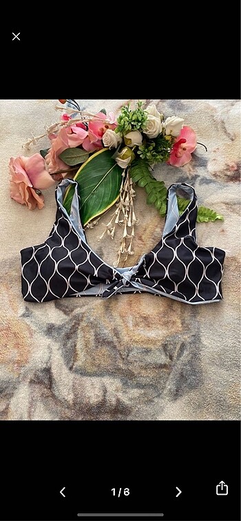 Çift taraflı bikini üstü/katia bony