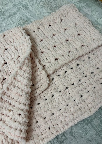 El Örgü puffy Bebek battaniyesi alize - Görsel 3