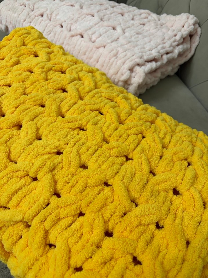 El Örgü puffy Bebek battaniyesi alize - Görsel 4