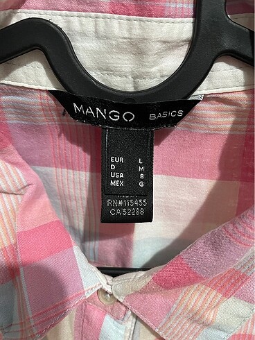 l Beden Mango Gömlek