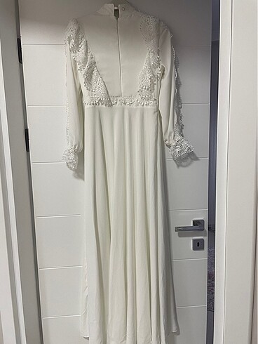 Diğer Beyaz güpürlü çekim mevlüt nikah elbisesi