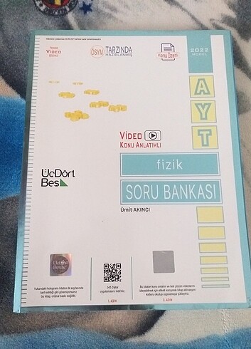 345 Yayınları Ayt Fizik Soru Bankası 
