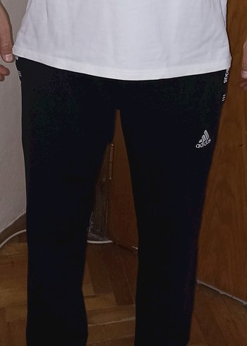l/xl Beden siyah Renk Siyah Adidas Erkek Eşofman Altı