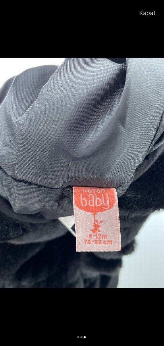 Leopar Desenli Siyah Kürklü Goth Kedi Kıyafeti - Görsel 3